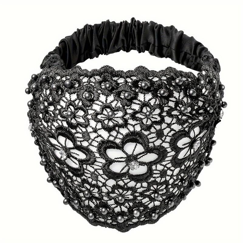 🔥Hot Sale Promotion 49% OFF🎁 Boho-chic Crystal & Pearl Embellished Wide Headbands for Women
