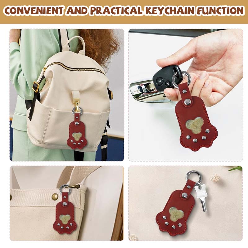 Pet Hair Storage Keychain