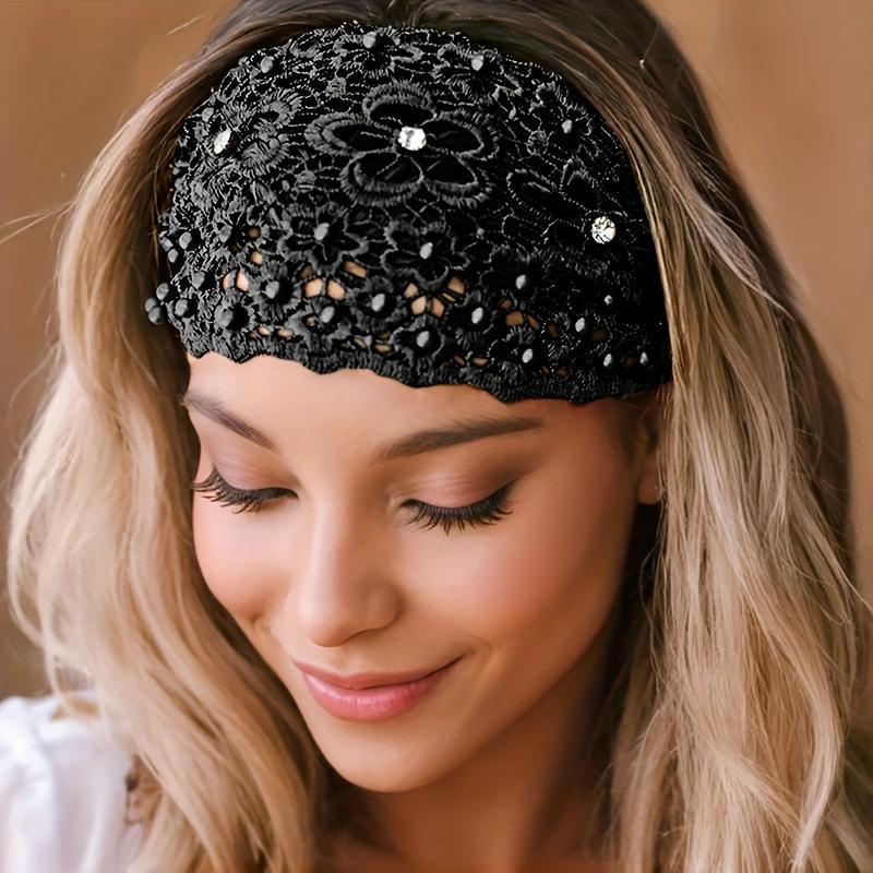 🔥Hot Sale Promotion 49% OFF🎁 Boho-chic Crystal & Pearl Embellished Wide Headbands for Women