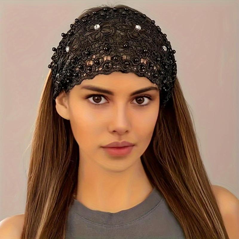 🔥Hot Sale Promotion 49% OFF🎁 Boho-chic Crystal & Pearl Embellished Wide Headbands for Women