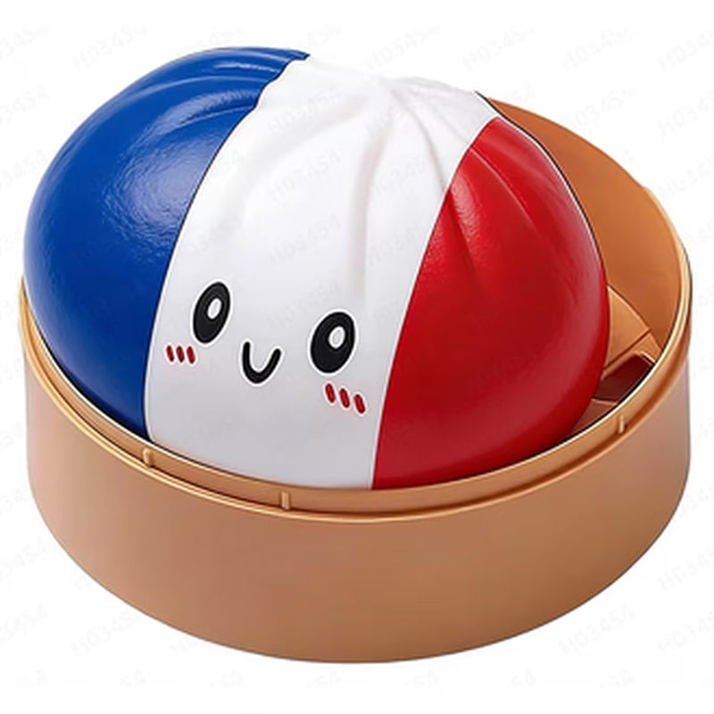 New 2026 World Cup Nation Flag Steamed Bun Squishy Stress Relief Toy