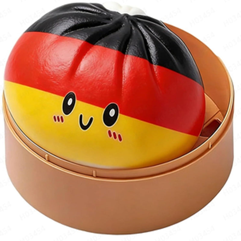 New 2026 World Cup Nation Flag Steamed Bun Squishy Stress Relief Toy