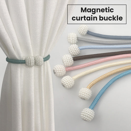 ✨Magnetiska Gardinclips – Stilren & Praktisk Förvaring✨/Magnetic curtain buckle