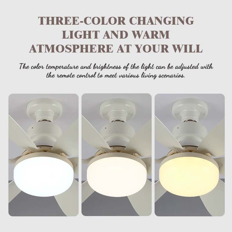 🌟 Zesbladige Ventilatorlamp — Breng comfort en verkoeling in elke ruimte! 🌿/🌟 Six-blade fan light