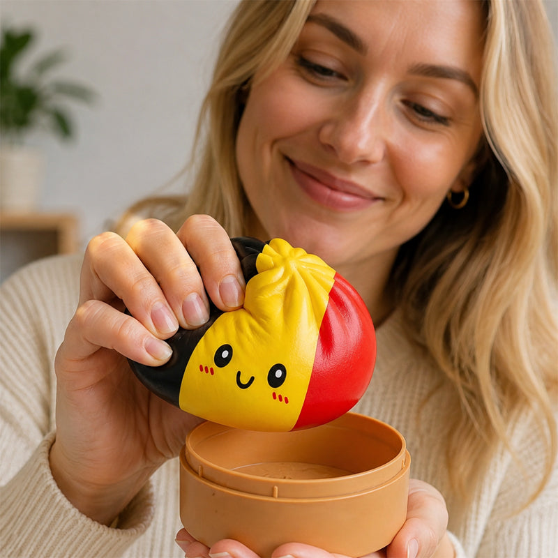 New 2026 World Cup Nation Flag Steamed Bun Squishy Stress Relief Toy