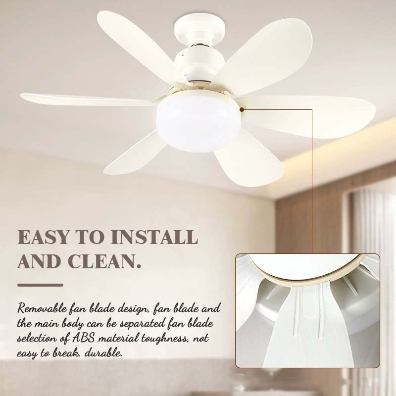 🌟 Zesbladige Ventilatorlamp — Breng comfort en verkoeling in elke ruimte! 🌿/🌟 Six-blade fan light