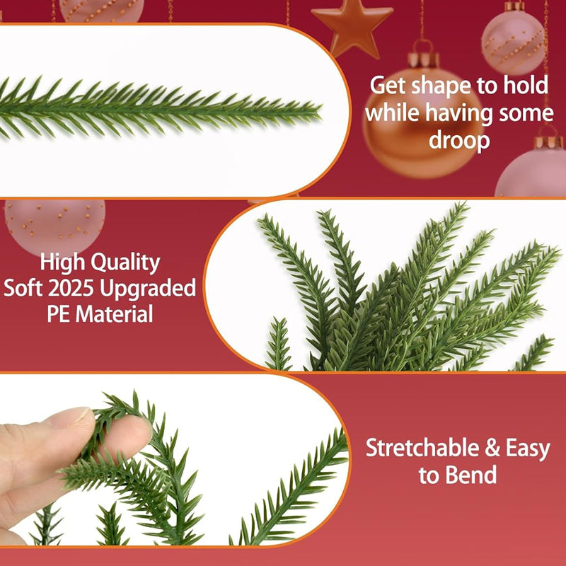 LED Christmas Cedar Wreath