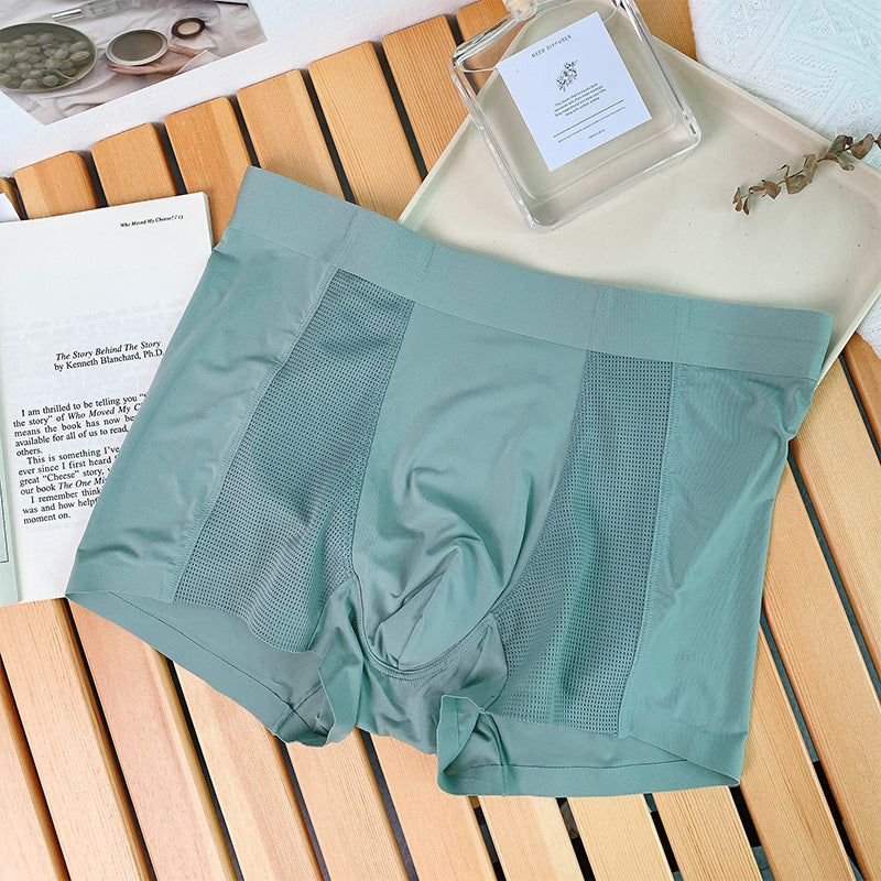 🎁Hot Sale 49% OFF⏳Summer Men's Ice Silk Underpants