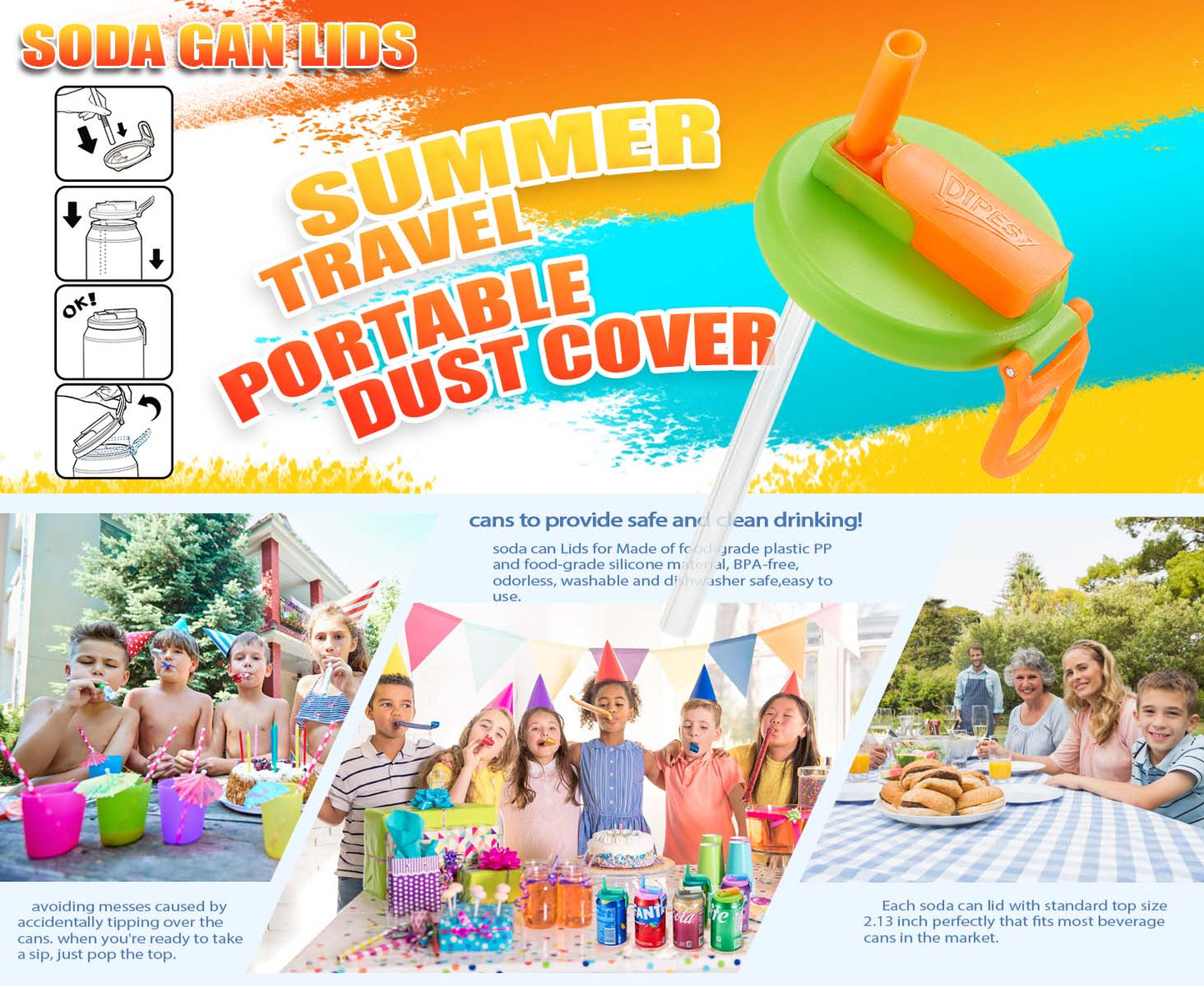 🥤Soda Can Lids and Holders🥤