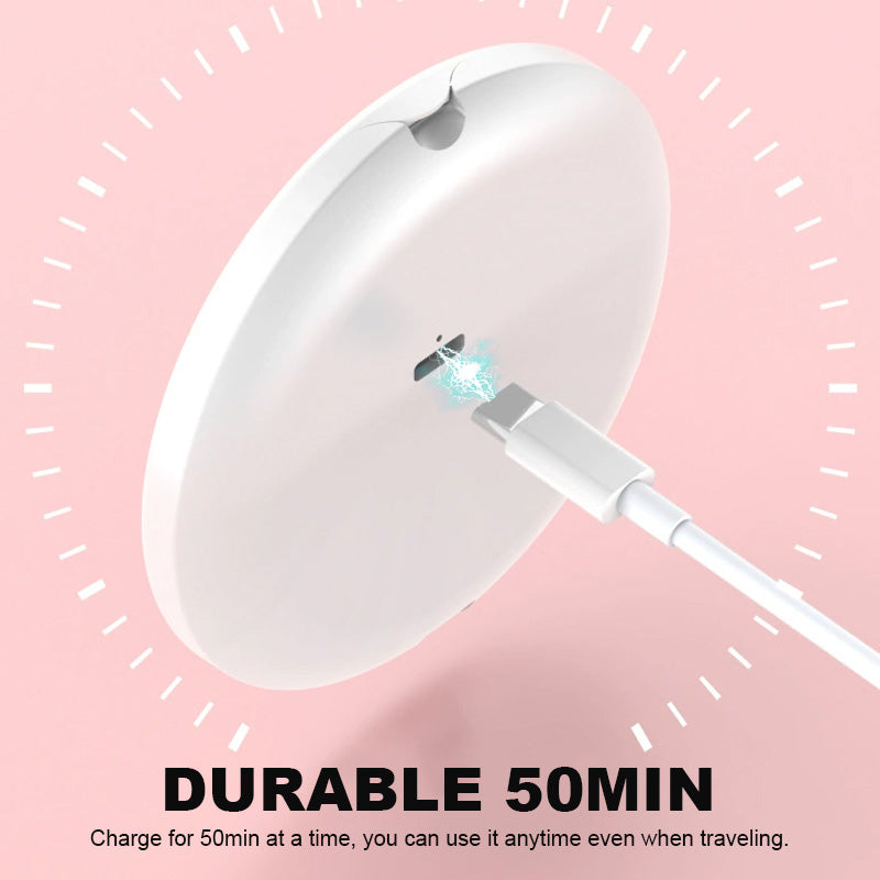 Tragbarer Doppelseitiger Schminkspiegel Mit USB-Ladefunktion/Portable USB charging double-sided makeup mirror