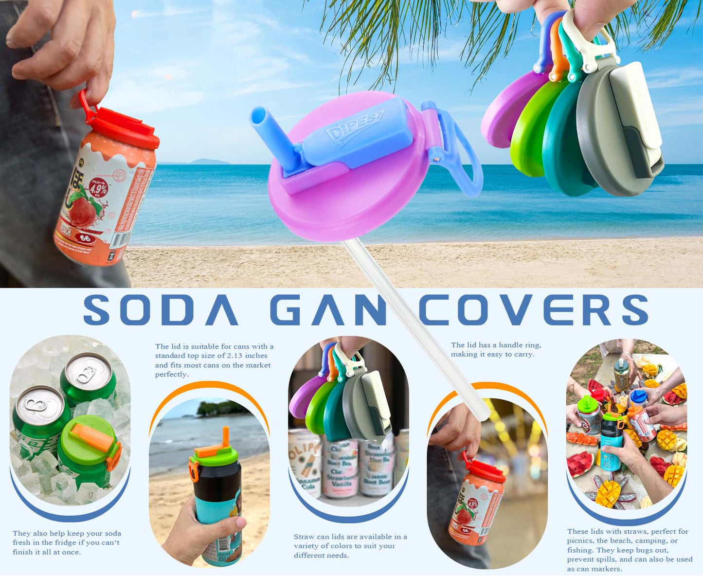 🥤Soda Can Lids and Holders🥤