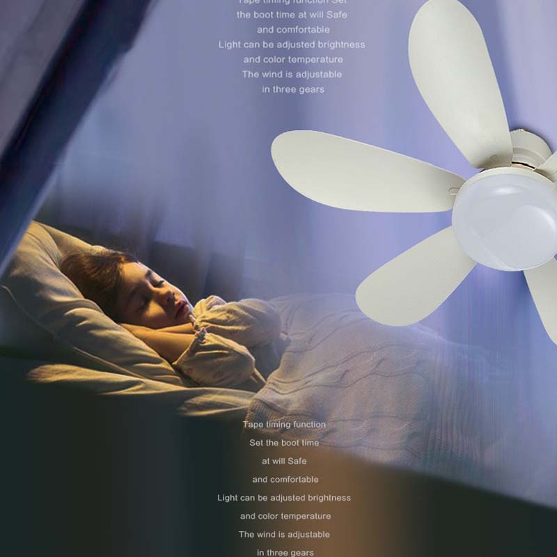 🌟 Zesbladige Ventilatorlamp — Breng comfort en verkoeling in elke ruimte! 🌿/🌟 Six-blade fan light