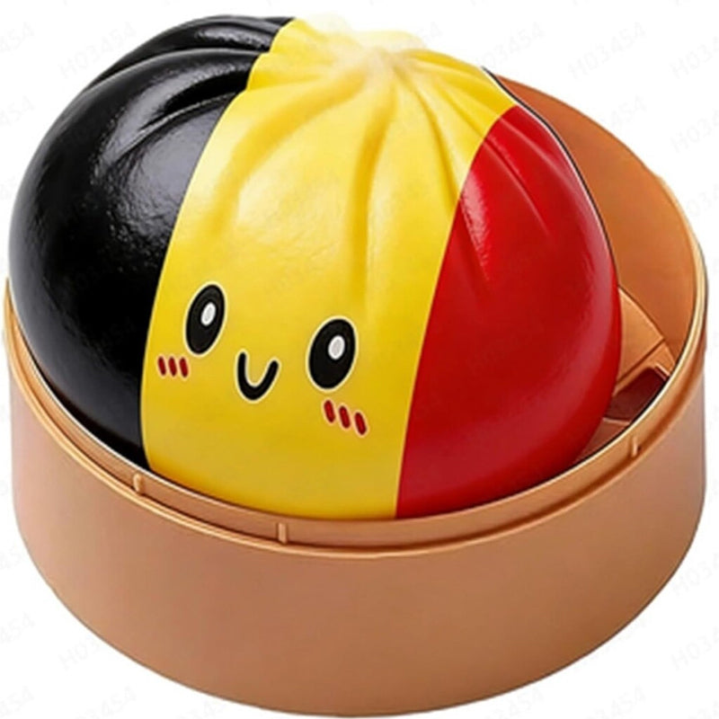 New 2026 World Cup Nation Flag Steamed Bun Squishy Stress Relief Toy