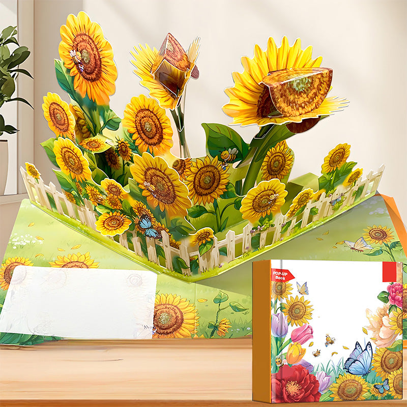 Pop-up-Buch mit Tiermotiven für Kinder/Pop-up book with animal motifs for children