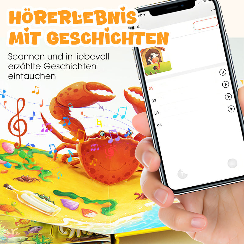 Pop-up-Buch mit Tiermotiven für Kinder/Pop-up book with animal motifs for children