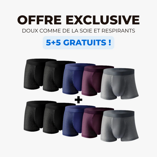 Boxershorts aus Bambusfaser - Seidig weich und atmungsaktiv
